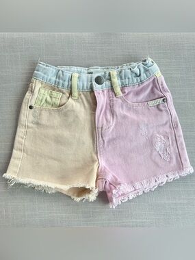 Cotton On Kids Color Block Shorts Size 3